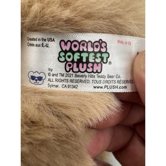 World's Softest Plush Brown Teddy Bear 10" Stuffed Animal - Picture 6 of 8